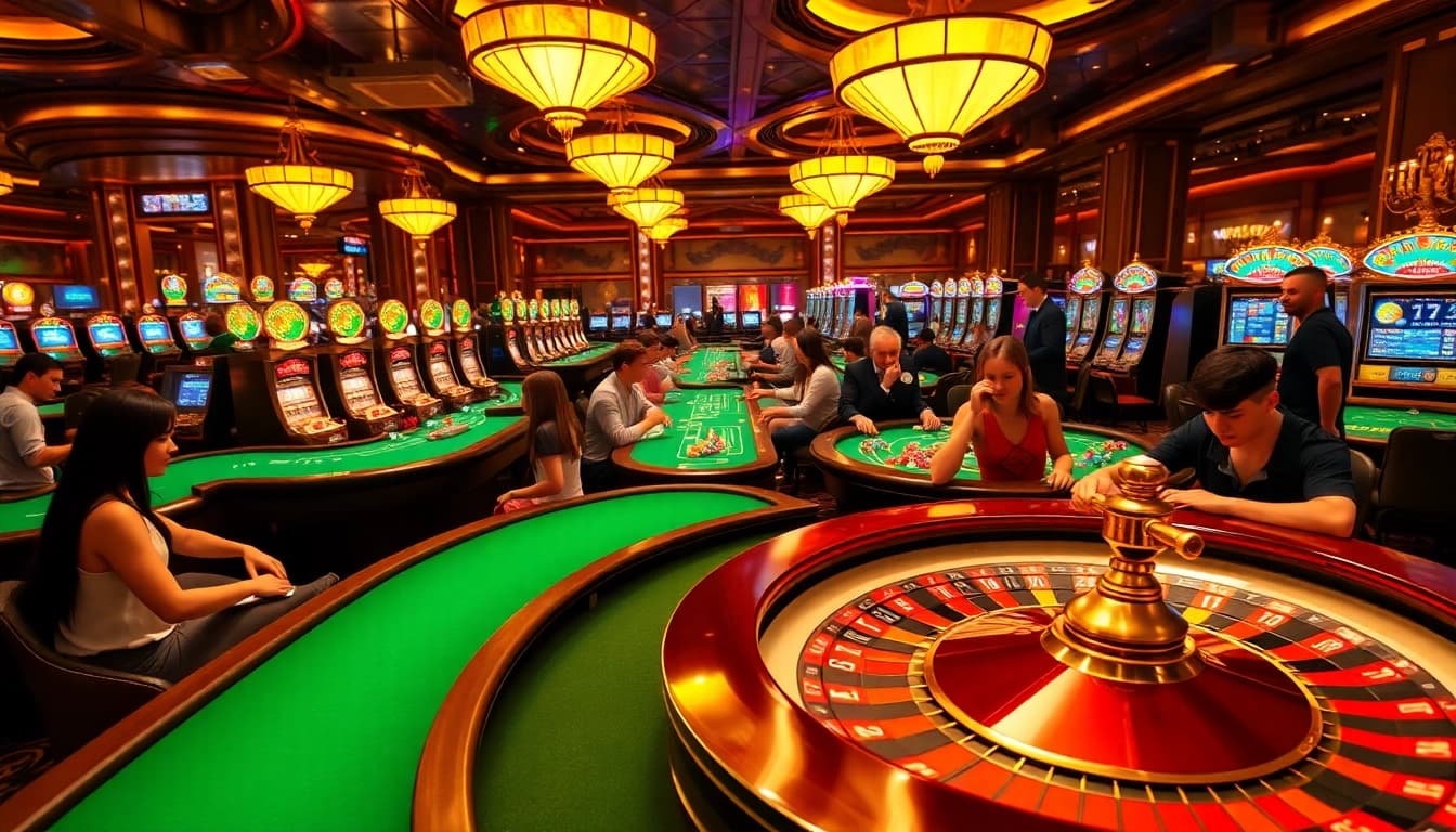 Experience the luxury of a vibrant casino showcasing phim hoạt hình 3d mới nhất in action, with dynamic games.
