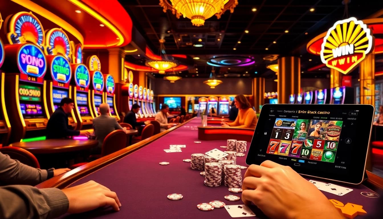 Experience the thrill of Sun win at a luxurious casino with exciting games and vibrant atmosphere.