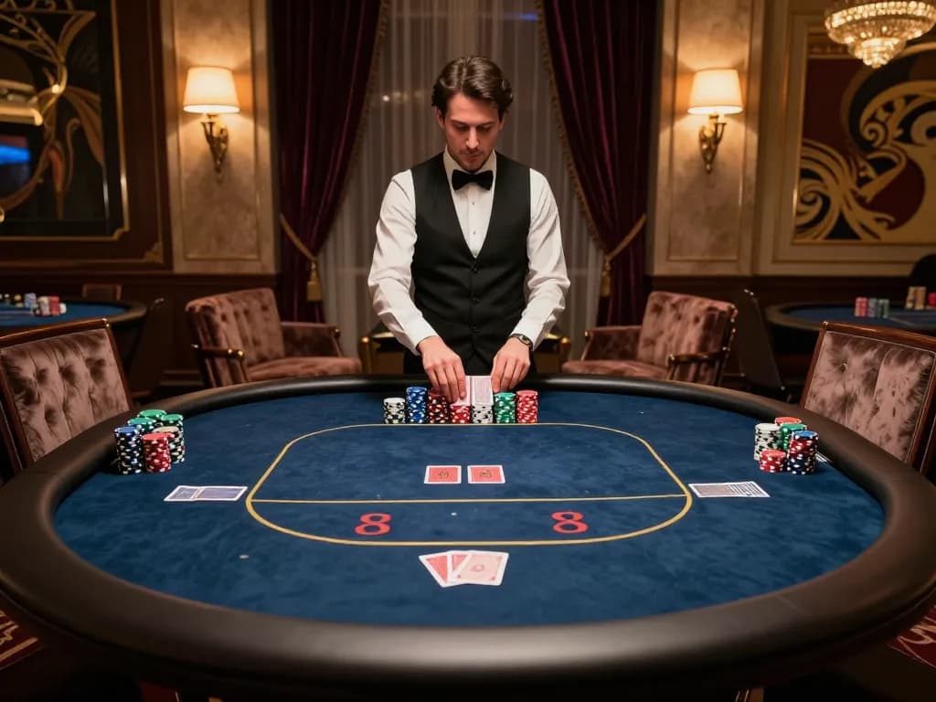 Experience luxury at the iwin club with a high-stakes poker game in an elegant setting