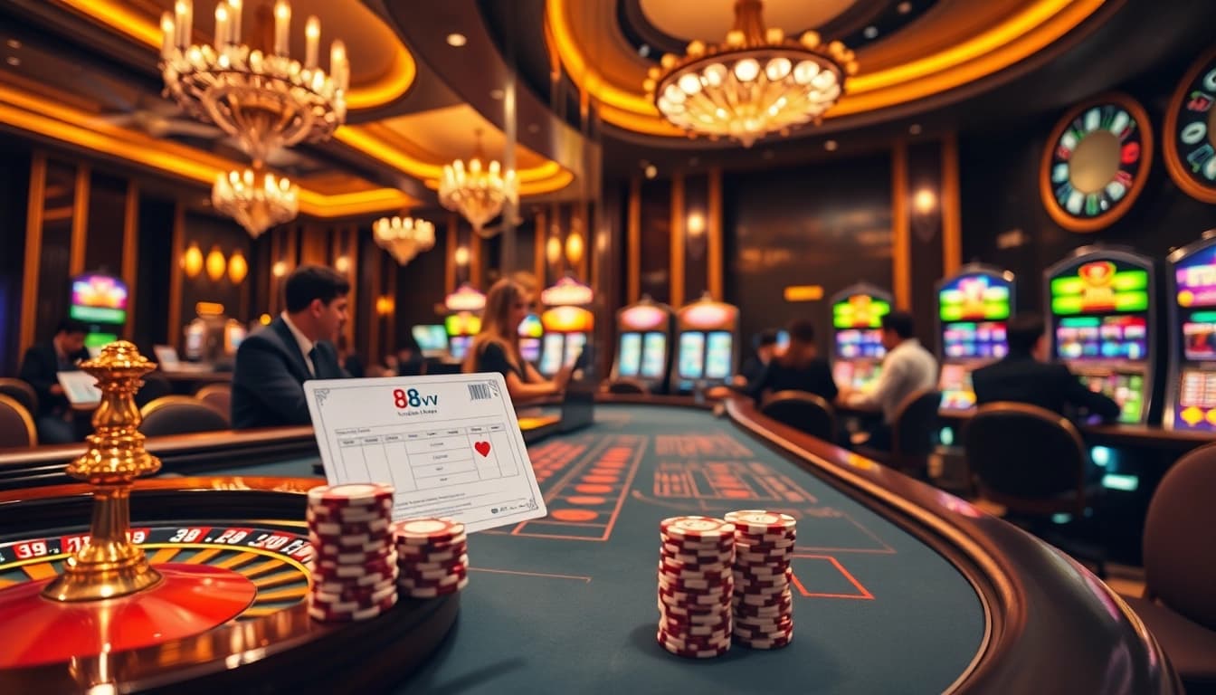 Experience the thrill of gaming at 88vn's luxurious casino.