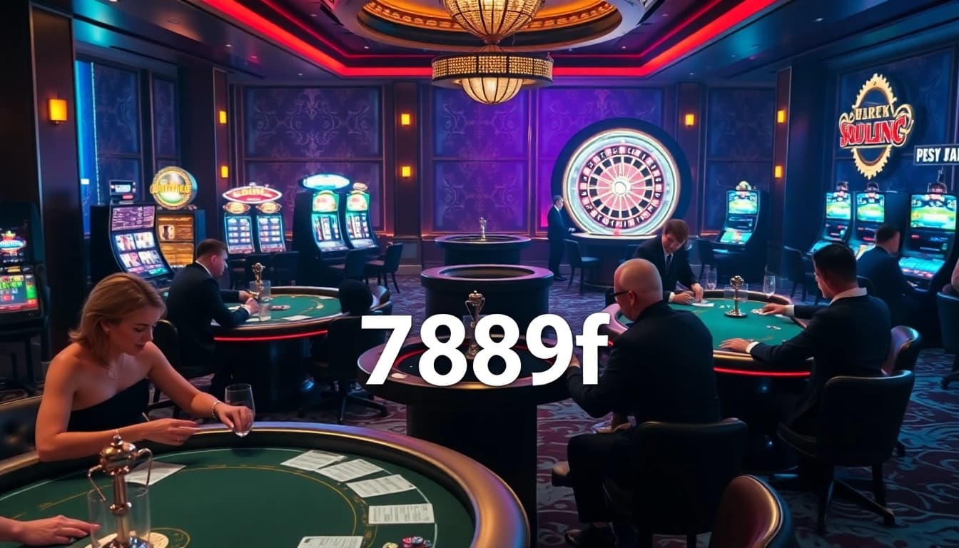 Players enjoying thrilling games at 789f casino, filled with excitement and high stakes.