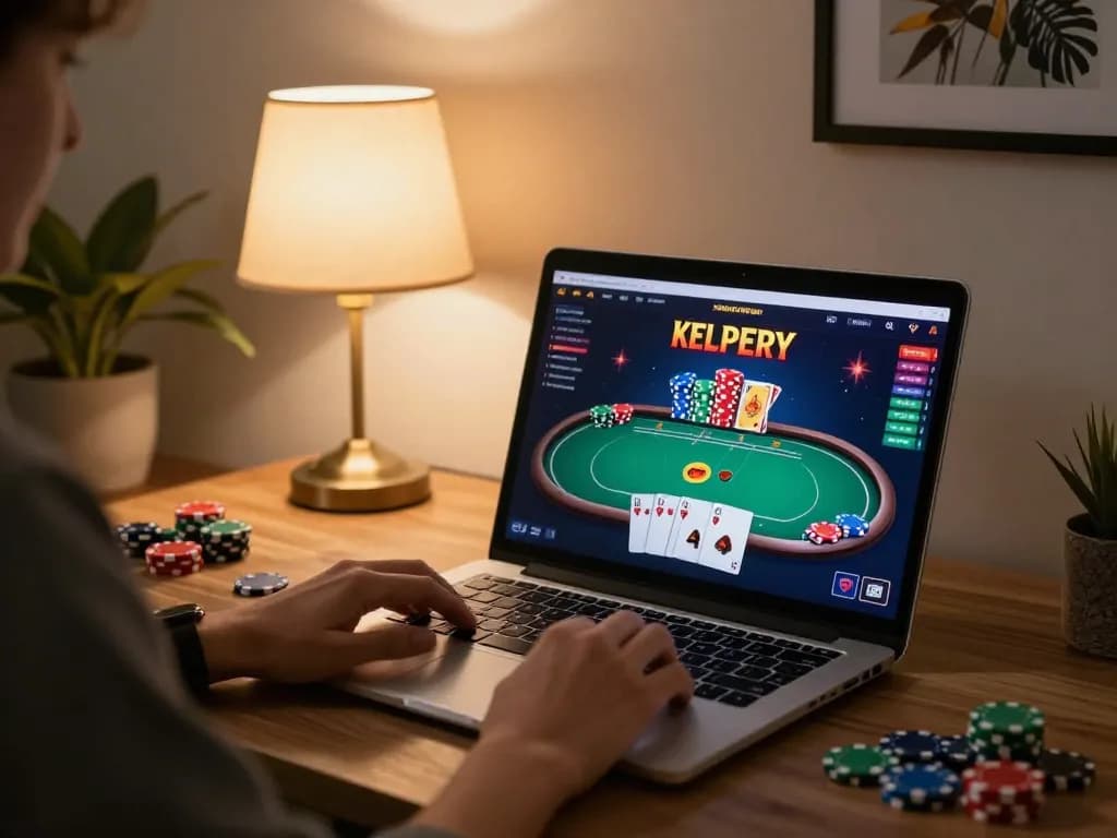 Engaging gameplay at 23win online casino with realistic poker interface and player strategy