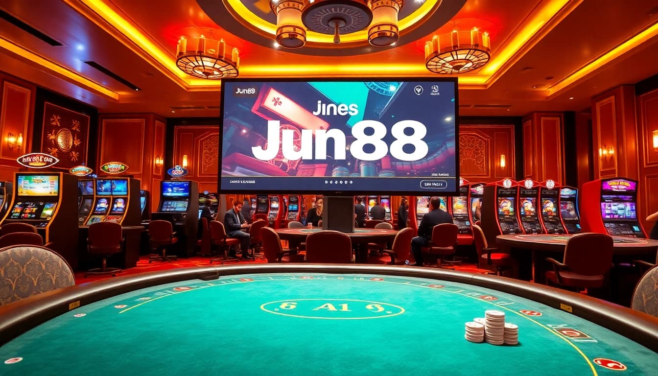 Experience the thrill of Jun88 with a vibrant online gambling scene featuring poker and slot games.