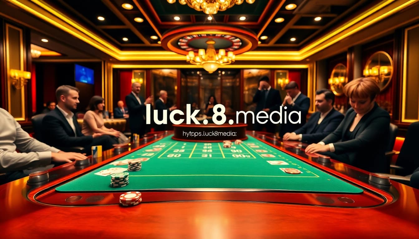 Experience online gaming excitement at https://luck8.media/ with luxurious casino tables and thrilling atmosphere.