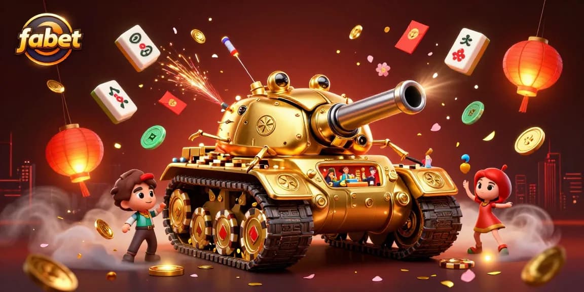 Experience thrilling action at Fabet's animated casino, featuring vibrant games and dynamic elements.