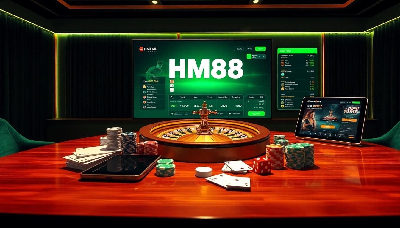 Engaging roulette spin and betting interface on https://hm88.cafe/ with professional casino chips