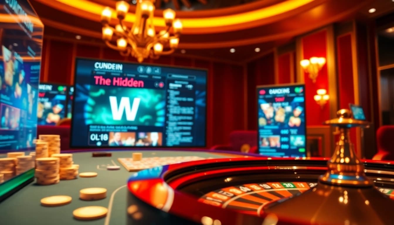 Experience the excitement of online gambling with the hidden wiki among vibrant casino elements.