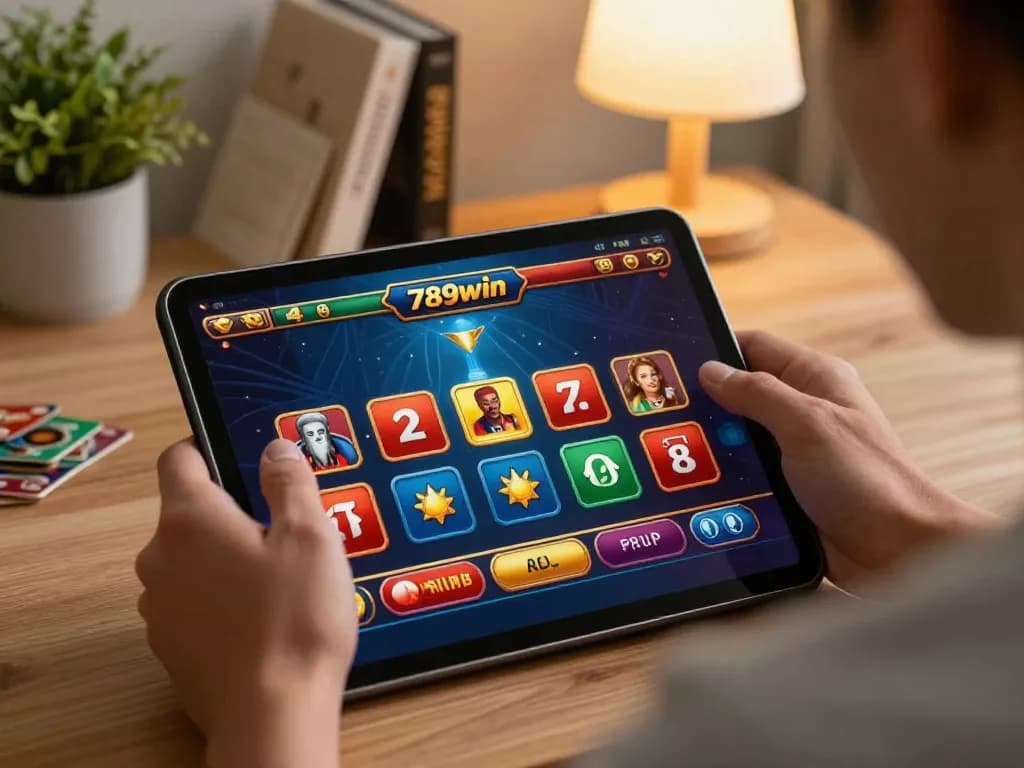 Engaging player enjoying betting options on 789win online casino interface depicting vibrant gameplay.