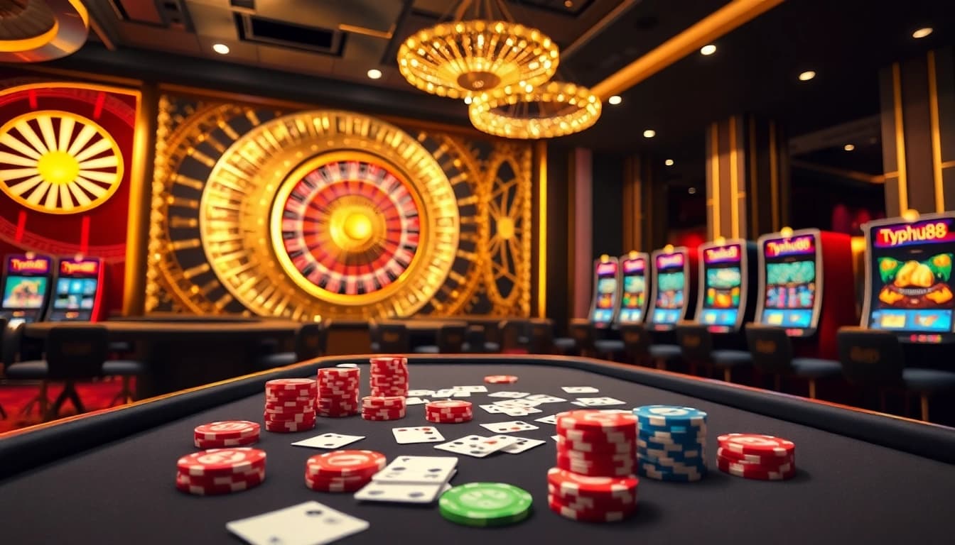 Experience the excitement of Typhu88 with vibrant casino games and dynamic roulette.