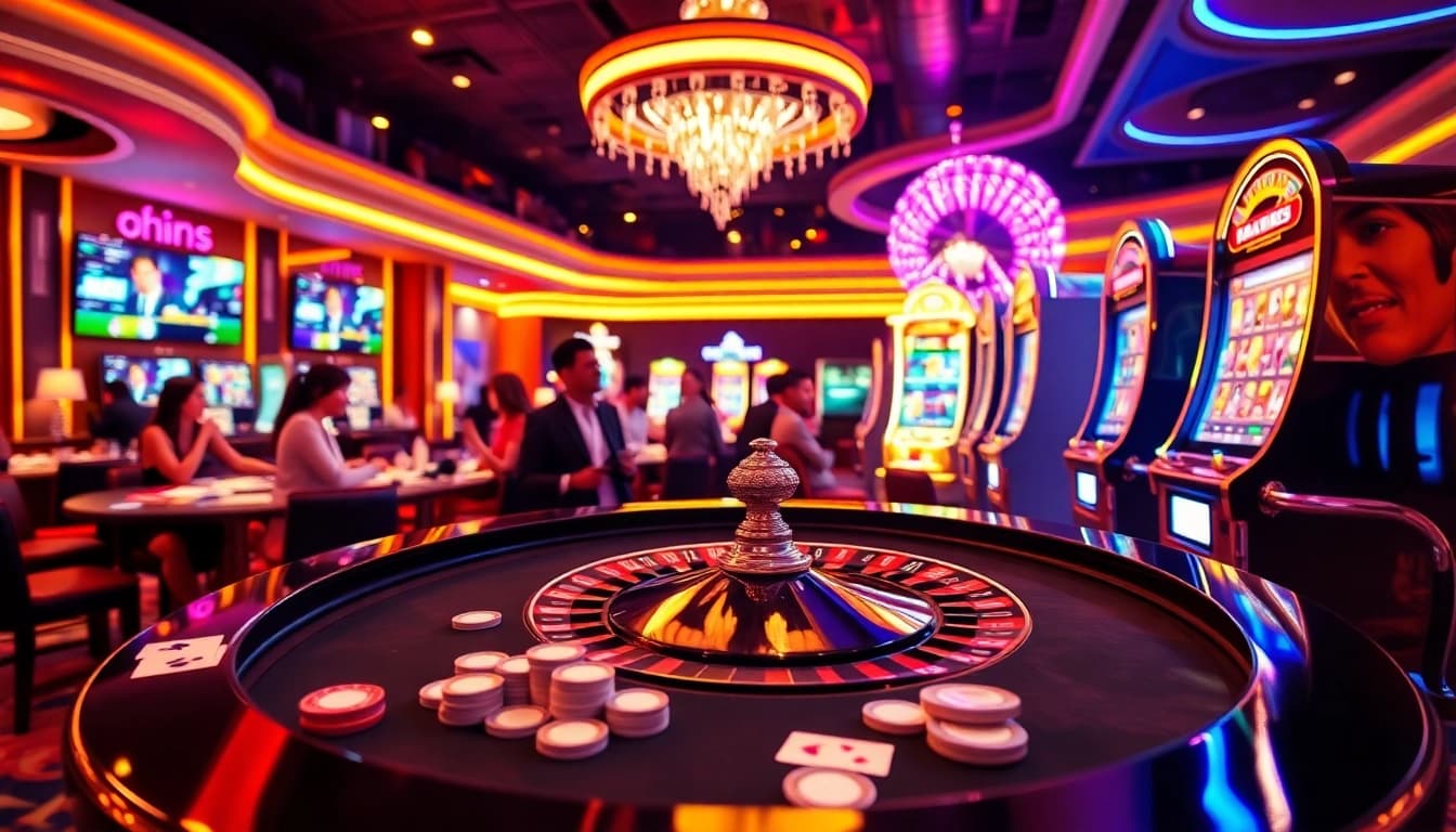 Engage in thrilling gameplay at https://f168.win/ with colorful casino tables and dynamic gaming action.