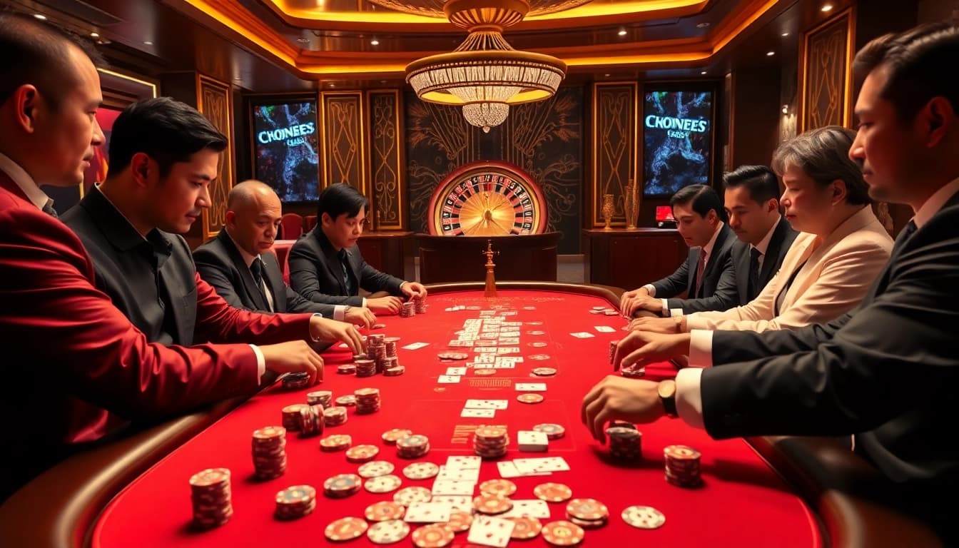 Experience the thrill of lương sơn with exciting poker games at a luxurious casino setting.