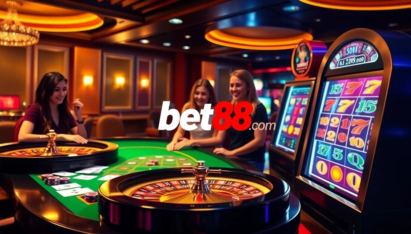Experience the thrill of betting at bet88 com with exciting slot machines and casino action.