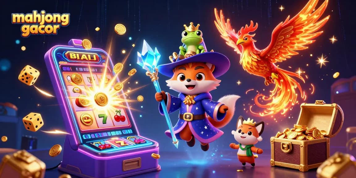Experience the thrill of mahjong gacor with vibrant slot machines and enchanting characters, promising big wins.