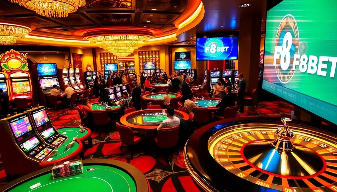 Experience thrilling online gambling at https://f8bet.net.in/ with luxurious casino elements.