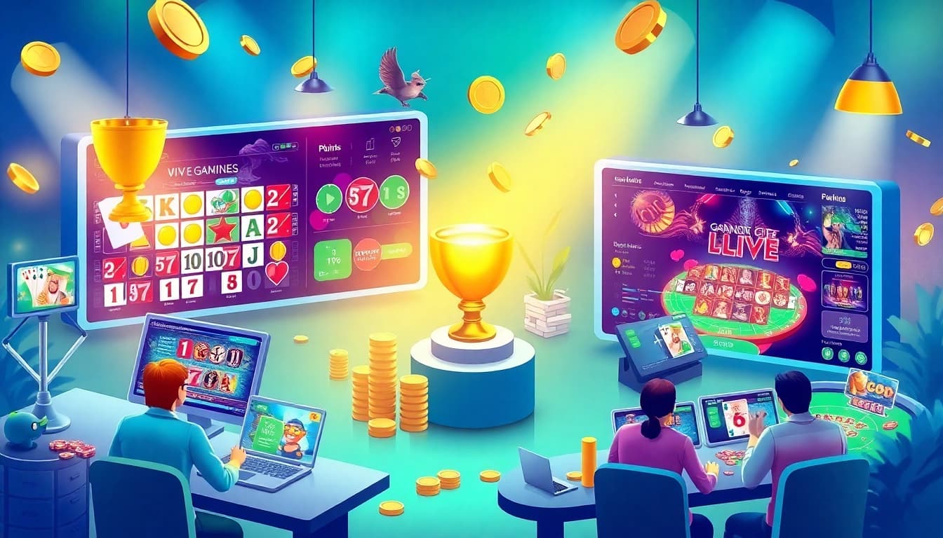 Rikvip engaging online gaming platform with vibrant games and user-friendly interfaces.