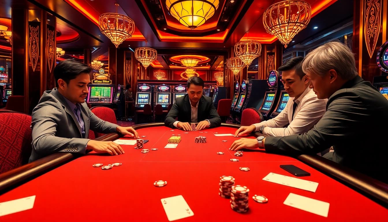 Engage in thrilling poker action at https://zx88.live/ with vibrant colors, professional players, and luxurious casino ambiance.