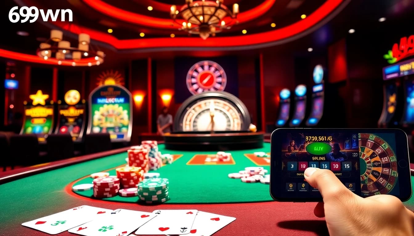 Experience thrilling games at 69vn with dynamic poker tables and engaging slot machines.