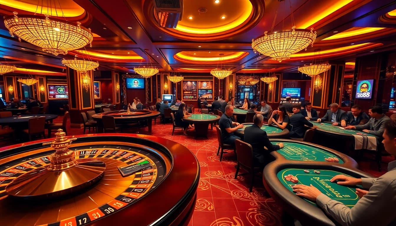 Experience the excitement of PUB88 with players engaging in exhilarating casino games.