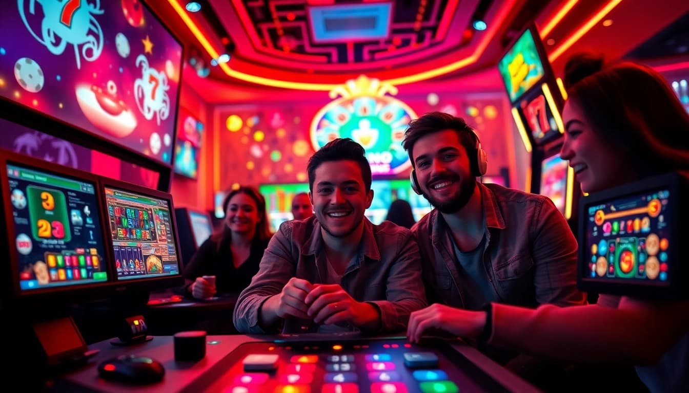 Exciting online gaming experience at IWIN featuring vibrant graphics and dynamic interactions.