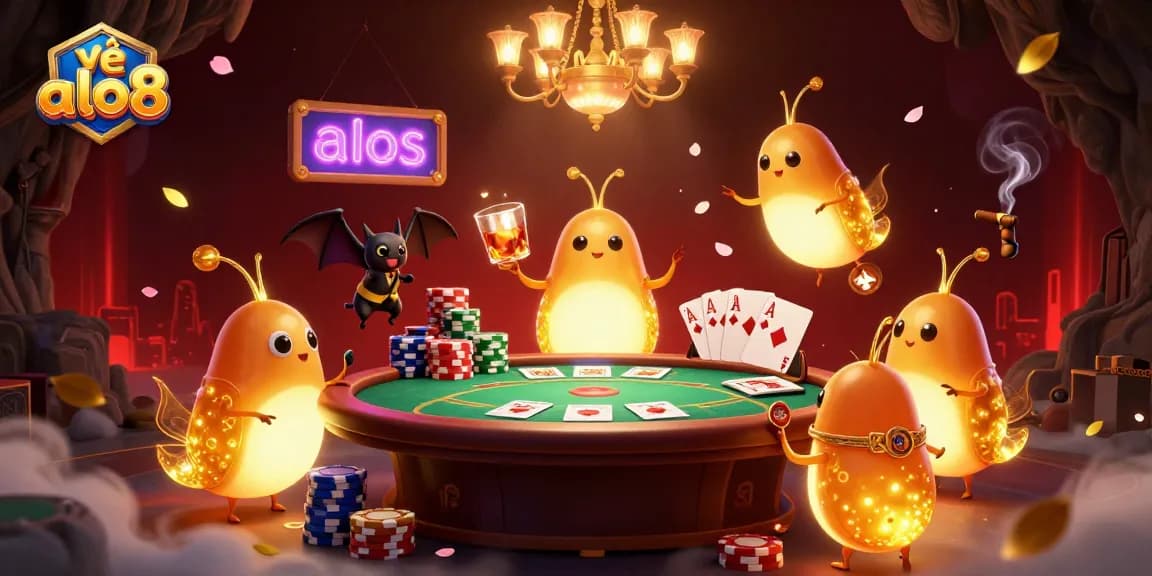 Join the excitement at về alo8 casino featuring vibrant characters and thrilling poker action.