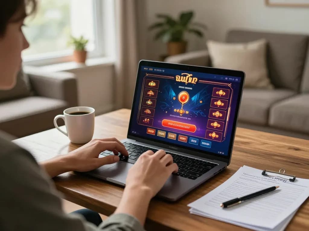 Engaging online gaming session on php vip platform with vibrant graphics and strategy notes