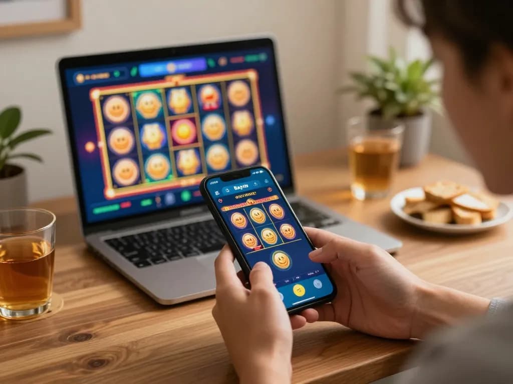 Engaging with the Bayvip mobile app for thrilling online gaming experience.