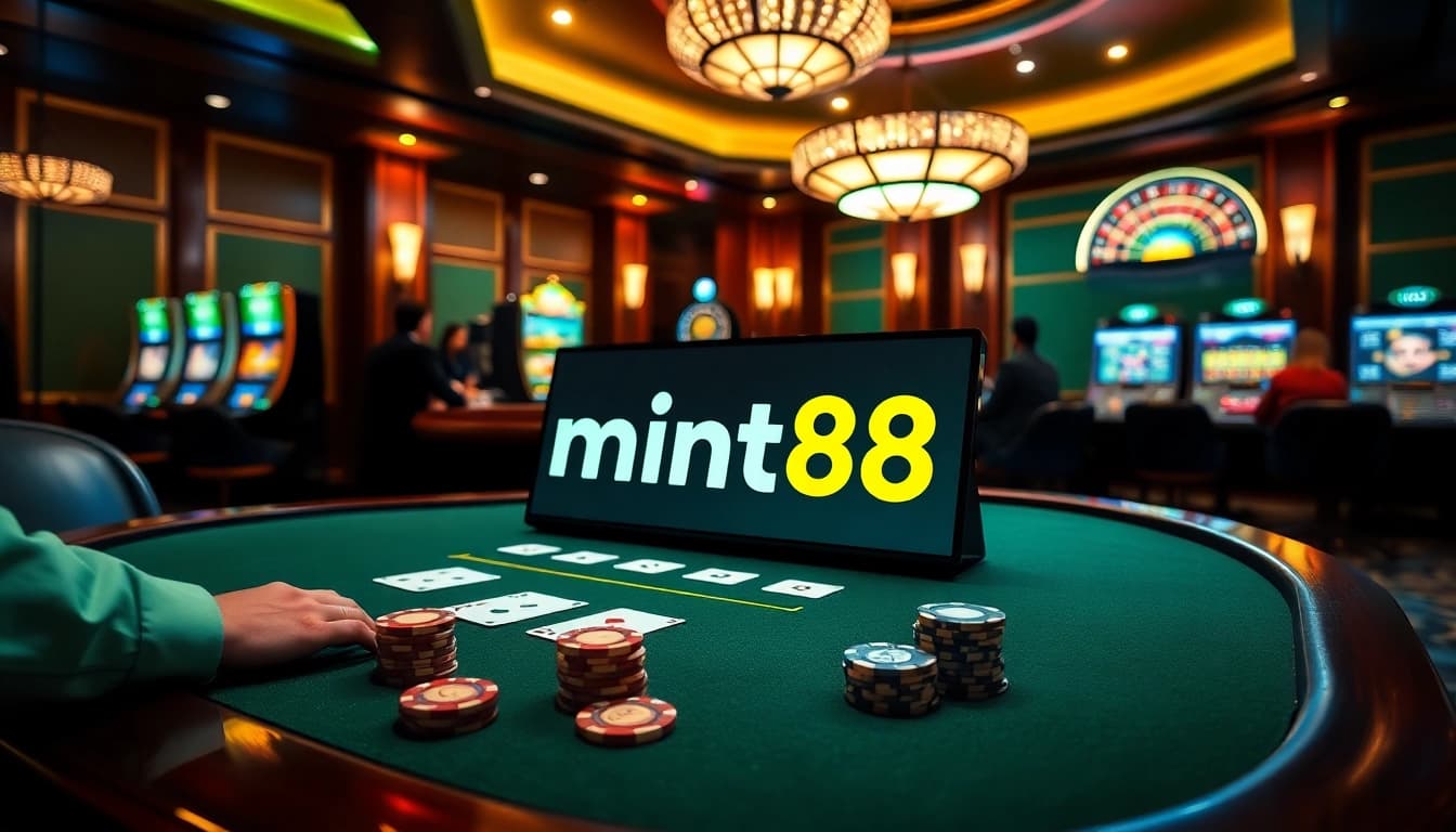 Engage with thrilling casino games at mint88 with vibrant environments and exciting gameplay.