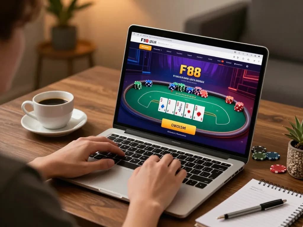 Engaging online poker gameplay on F168 platform featuring vibrant interface and responsible gaming setup.