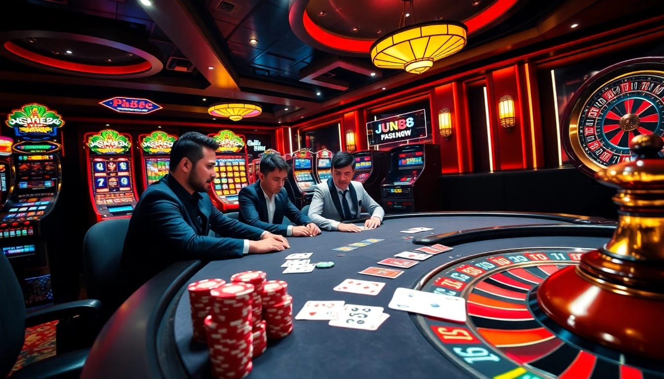 Experience thrilling gambling moments at https://jun88.now/ with vibrant casino games and professional players.