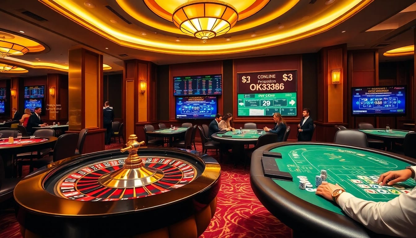 Gamble confidently with OK8386 at luxurious casino tables and roulette wheels.