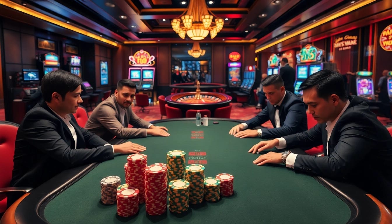 Experience thrilling moments at https://kim88.center/ with high-stakes poker and vibrant casino action.