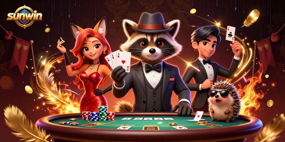 Experience thrilling gameplay at sunwin casino with charismatic characters and vibrant elements.