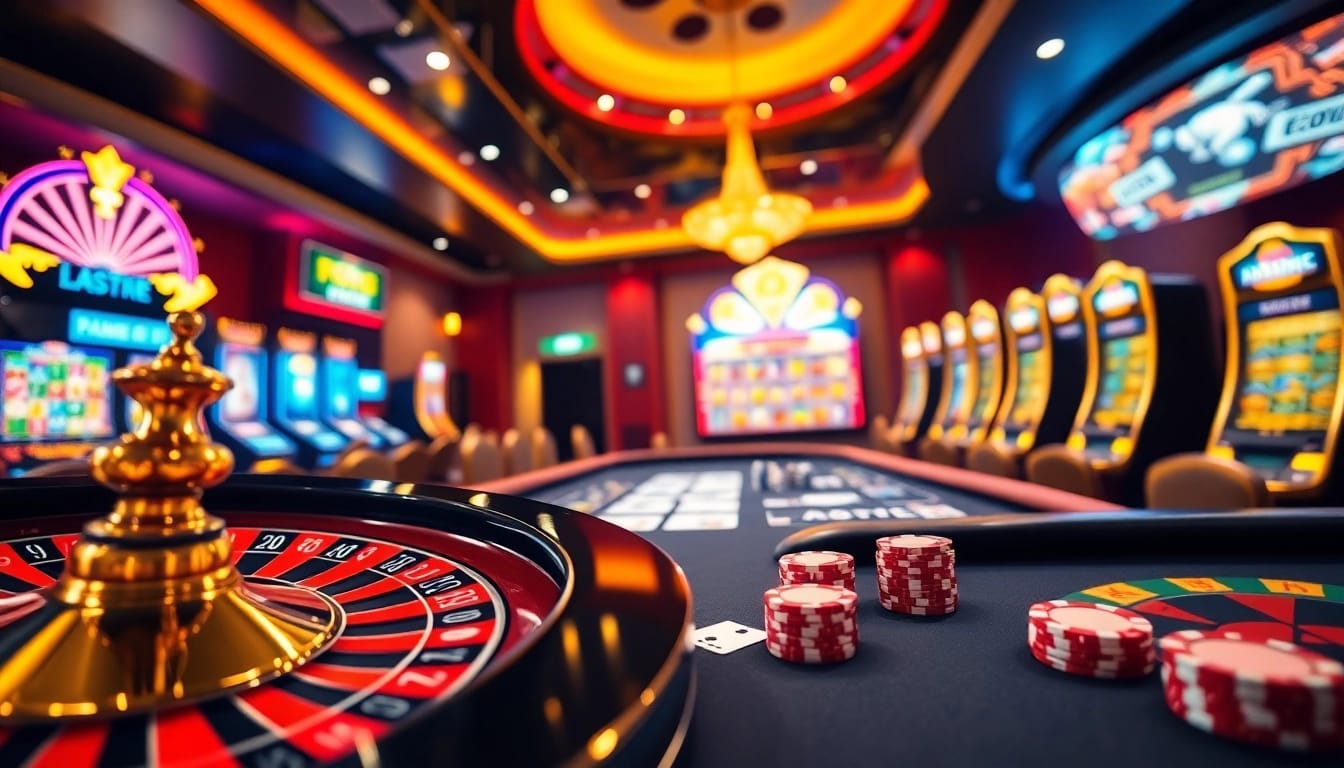 Experience thrilling gameplay at https://phsky.ltd/ with vibrant casino elements and exciting betting scenes.
