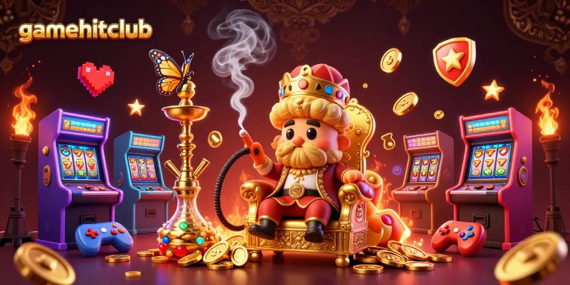 Experience thrilling gameplay with gamehitclub's vibrant casino scene featuring a whimsical caterpillar master.