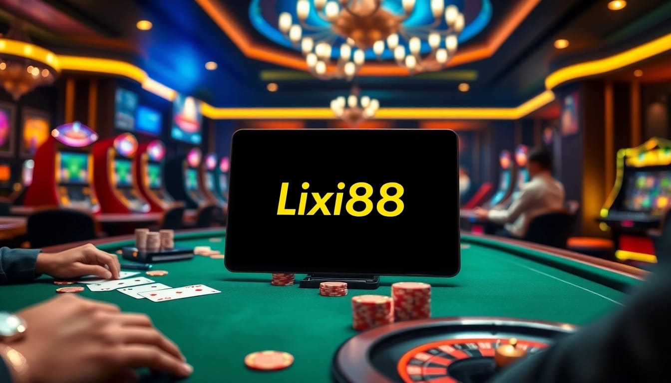 Experience the excitement of lixi88 đăng nhập on a luxury online casino platform filled with vibrant games.