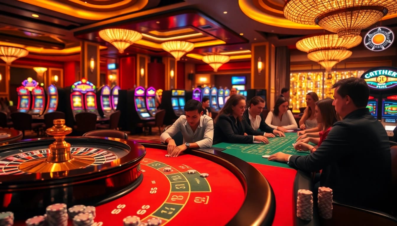 Excited gamblers at a blackjack table showcasing the thrills of 789F casino experience.