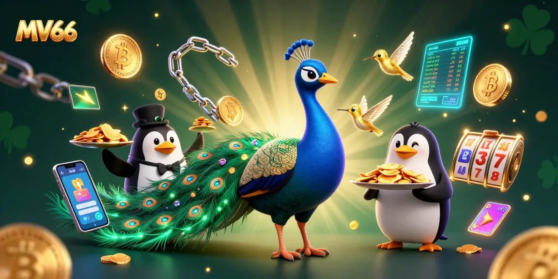 Experience the dynamic world of MV66 casino with vibrant characters and thrilling gaming elements.