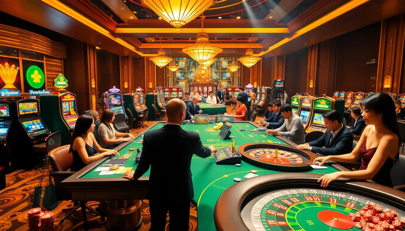Experience thrilling gameplay at https://go888.jp.net/, featuring vibrant casino games and luxurious settings.