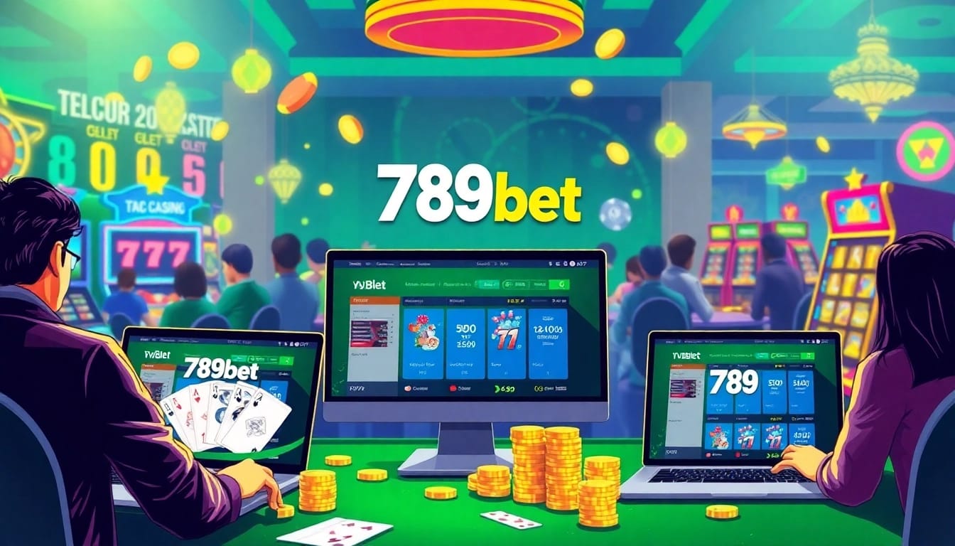 789bet online gambling scene with players at a virtual casino interface