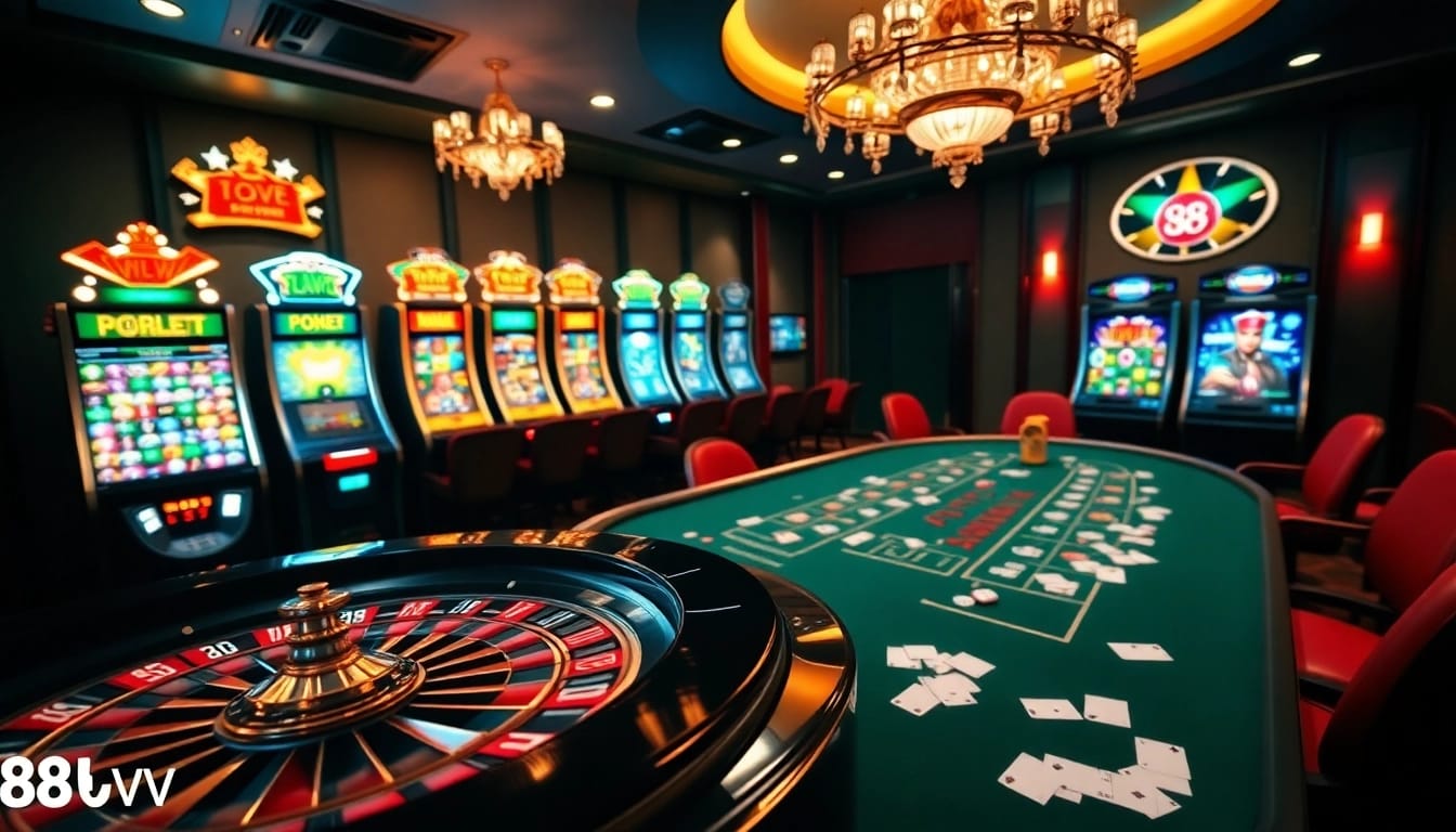 Experience thrilling online gambling at https://88vv.help/ with dynamic casino games like poker and roulette.