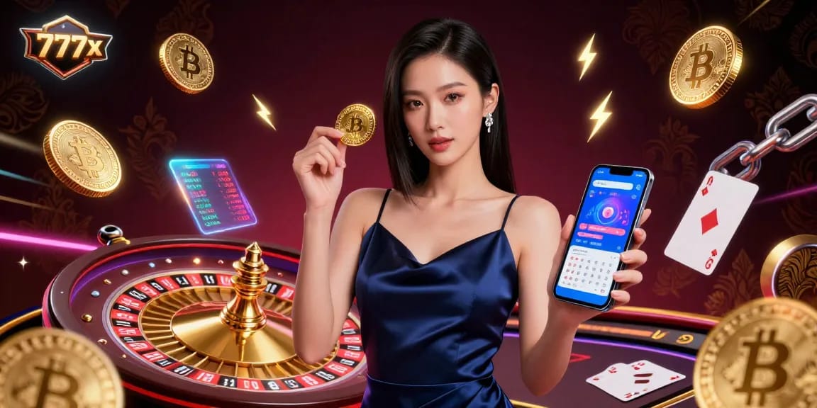 Experience the thrilling world of 777x gaming with stunning visuals and dynamic casino elements.