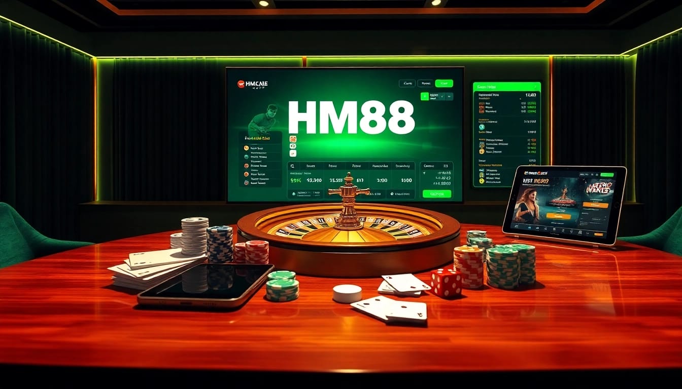 Engaging roulette spin and betting interface on https://hm88.cafe/ with professional casino chips