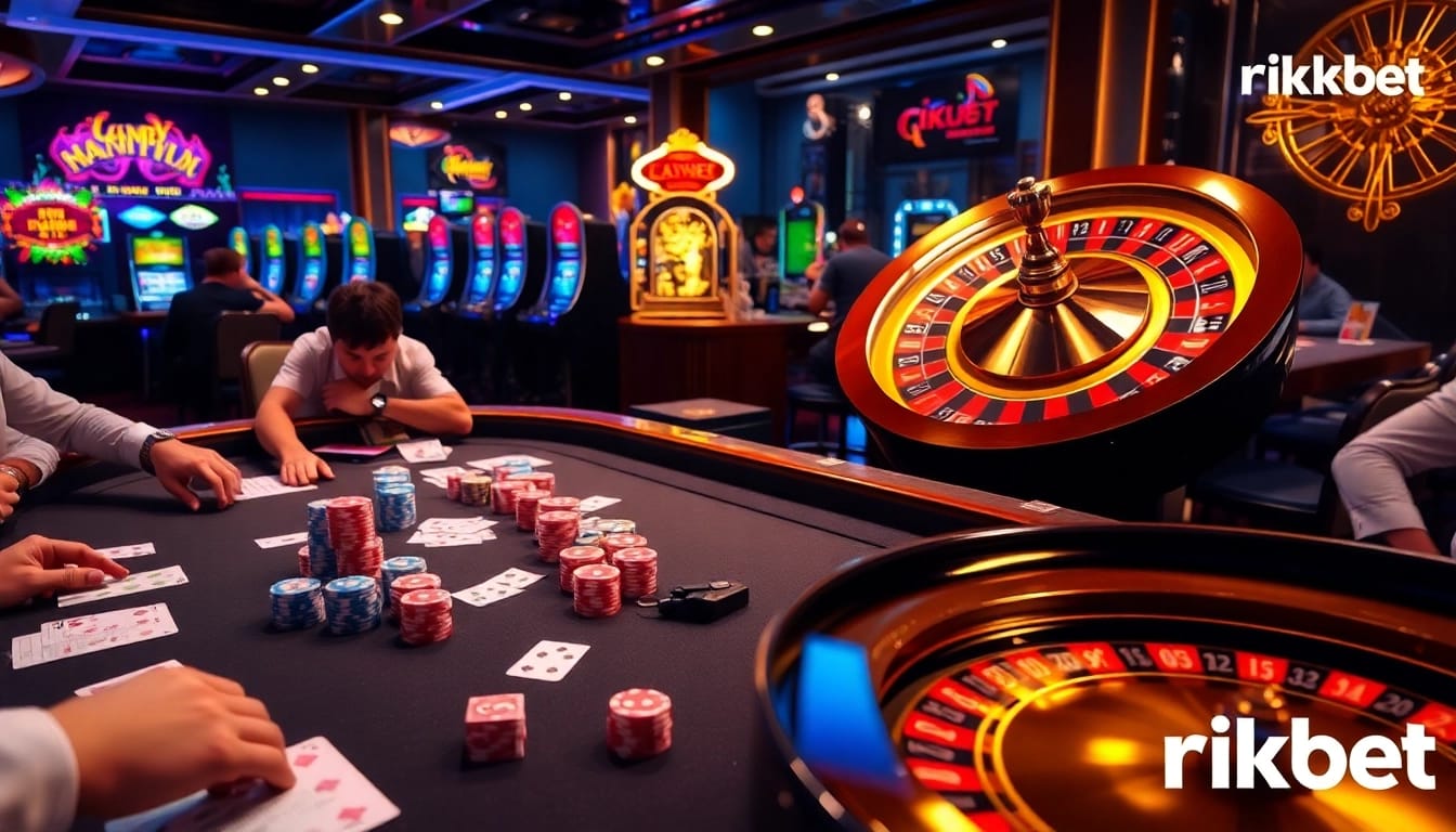 Experience the excitement of the nhà cái rikbet with vibrant poker games and lively roulette.