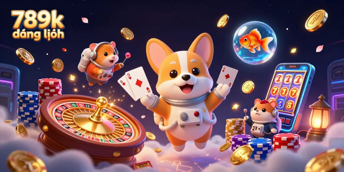 Join the excitement at 789k đăng nhập, where vibrant casino adventures await in a dazzling scene.