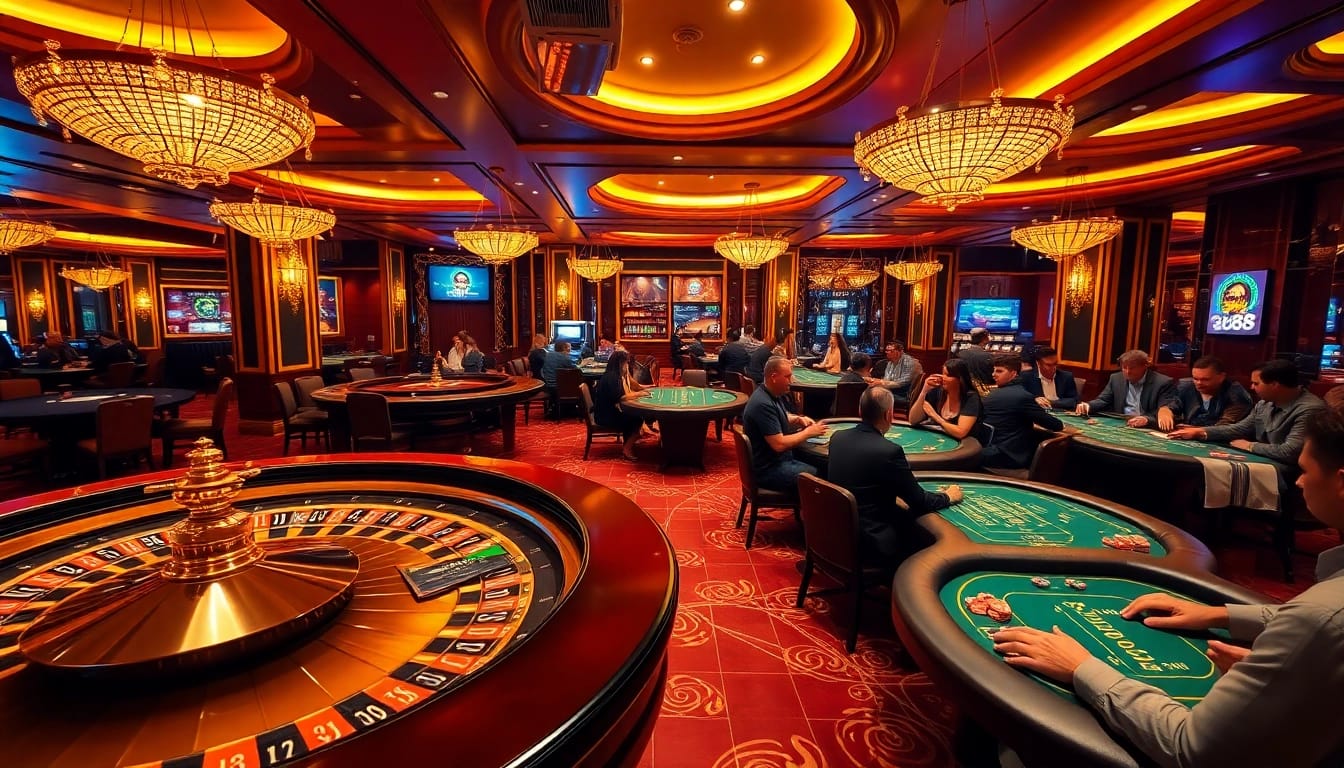 Experience the excitement of PUB88 with players engaging in exhilarating casino games.
