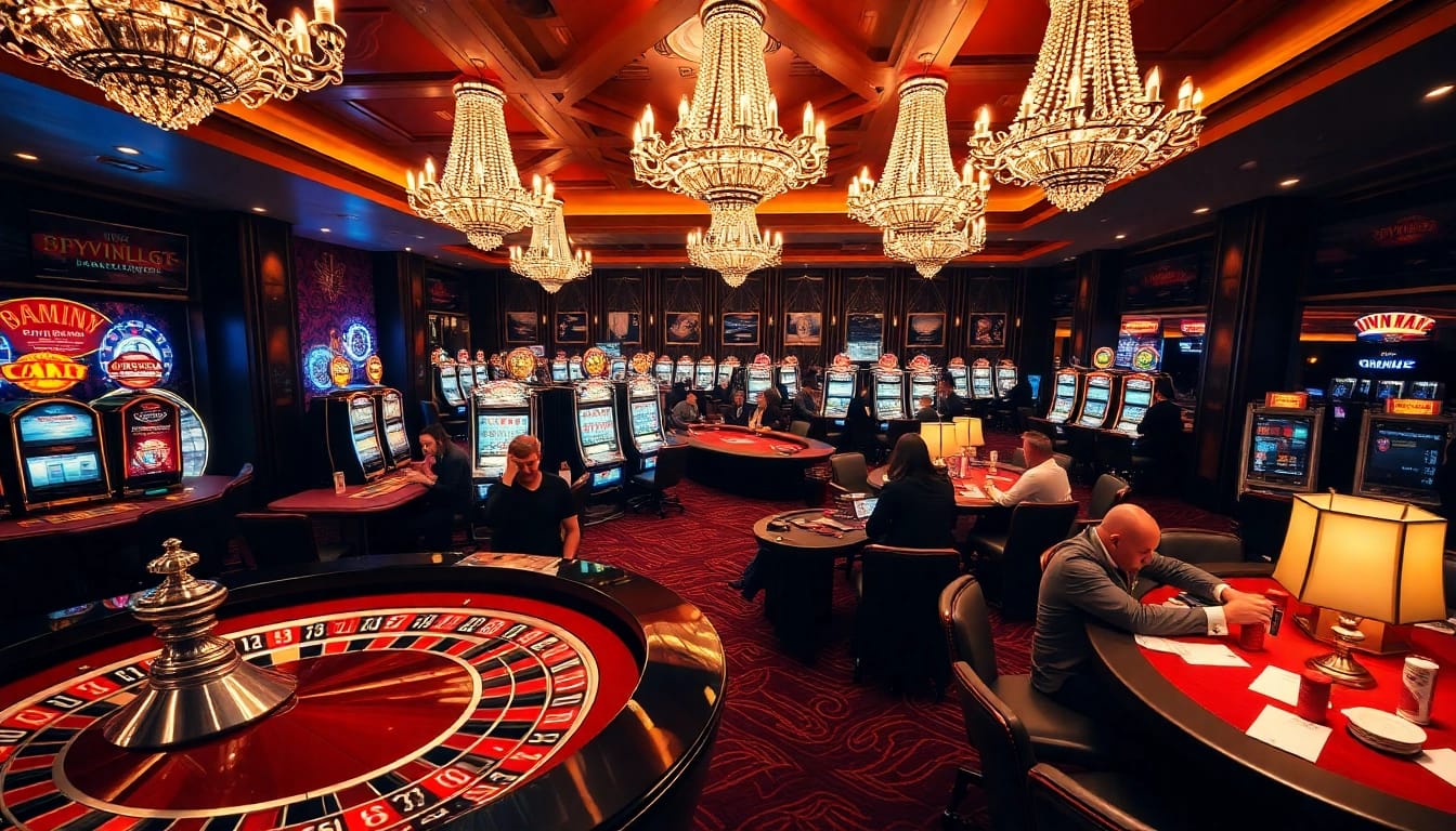 Experience thrilling gambling action at https://www.vvjl11.com/ with stunning roulette and poker scenes.