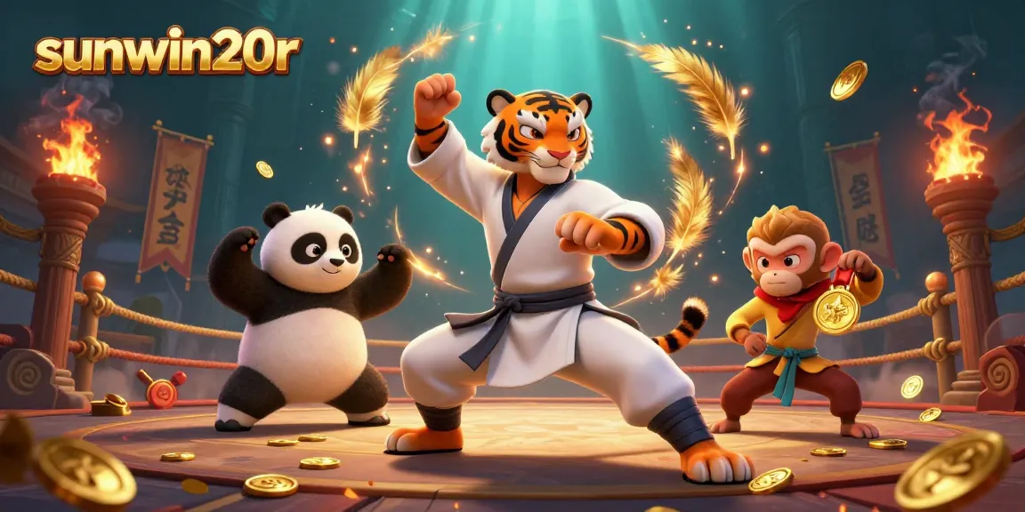 Experience thrilling gameplay at sunwin20r with captivating 3D characters engaged in a lively casino scene.