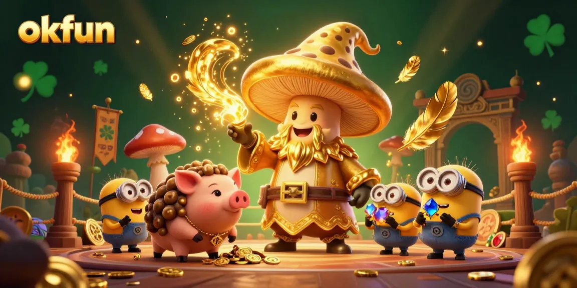 Engage in an exciting game of chance with okfun, where golden magic and treasures come alive.