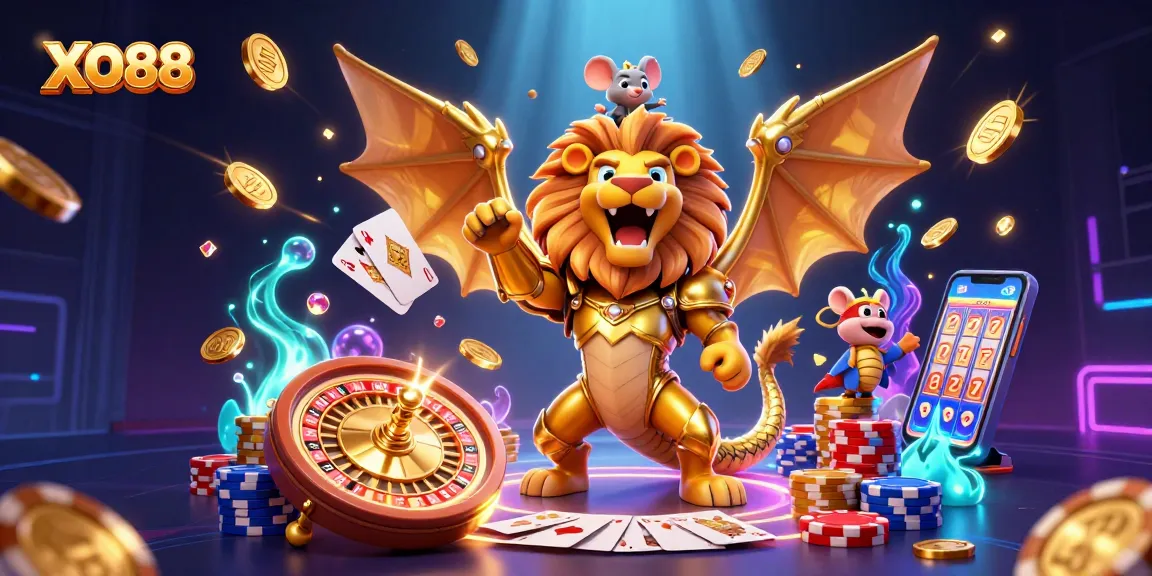 Join XO88 now and experience the thrilling 3D casino adventures with golden treasures!
