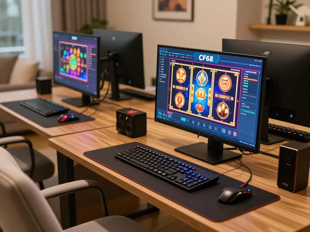 Join the excitement at CF68 online gaming with vibrant graphics and cozy atmosphere.